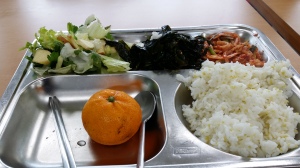 I stopped eating school lunch because all the rice made me really sleepy; I was dosing in the teacher's office.